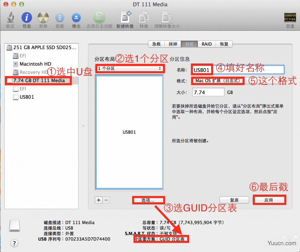 Yosemite 10.10安装盘 U盘制作教程