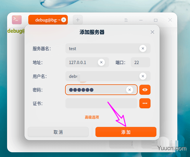 deepin20终端远程管理服务器的方法