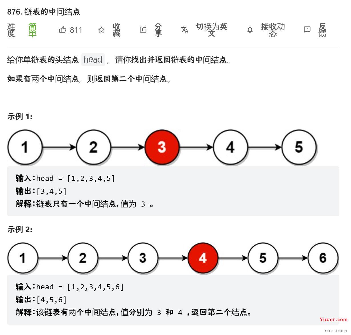 【Leetcode】移除链表元素 链表的中间节点 链表中倒数第k个节点