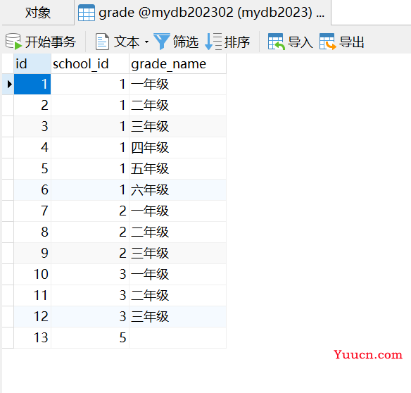 MySQL 高级查询