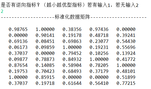 权重确定方法五：CRITIC权重法