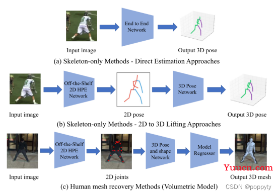 【人体姿态估计综述（2D、3D）】