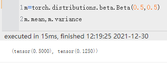 pytorch 笔记：torch.distributions 概率分布相关（更新中）