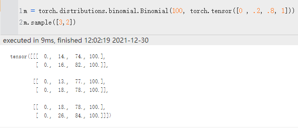 pytorch 笔记：torch.distributions 概率分布相关（更新中）