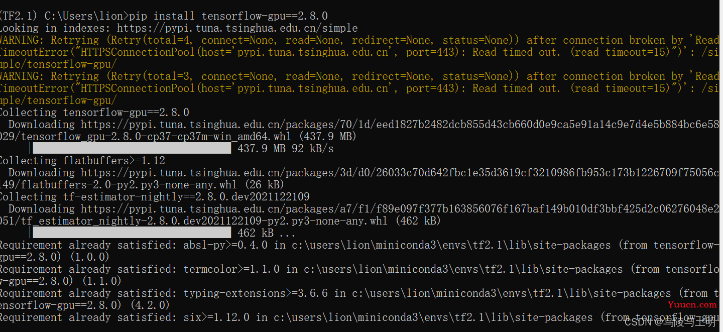 记录-安装cuda与cudnn 及对应版本的tensorflow|pytorch