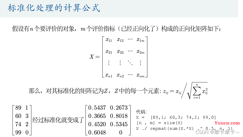 评价类模型---TOPSIS法