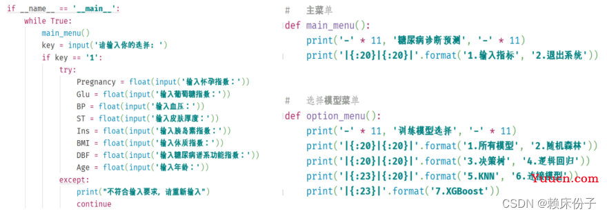 Python课程设计项目-基于机器学习的糖尿病风险预警分析系统